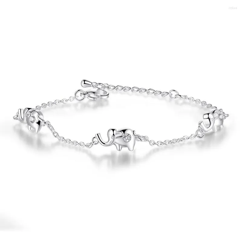 Link Armbanden ERLUER Koreaanse Charmante Olifant Voor Vrouwen Armband Bruiloft Sieraden Gift 2023 Wholsale 17CM Dier Zomer Strand Stijl