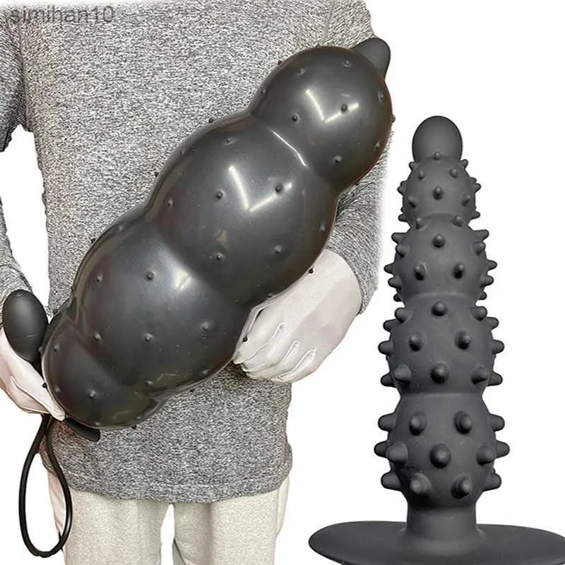 Största 12 cm blåsesplugg enorma rumpa dildo spik stimulerar sexleksaker för kvinnor/män onani stora anal leksaker vuxna varor l230518