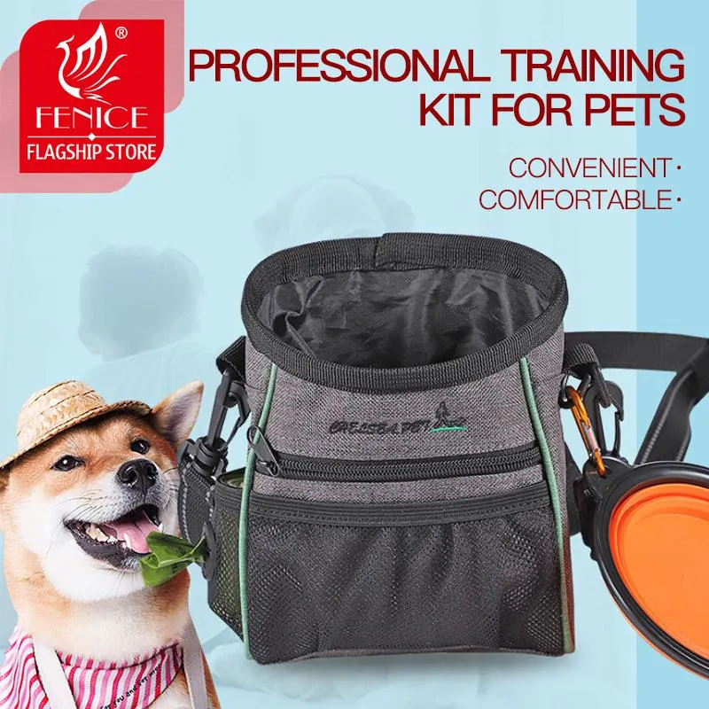 Kit d'entraînement professionnel pour chiens et chats, sac à bandoulière Portable pour animaux de compagnie, rangement de fournitures d'extérieur