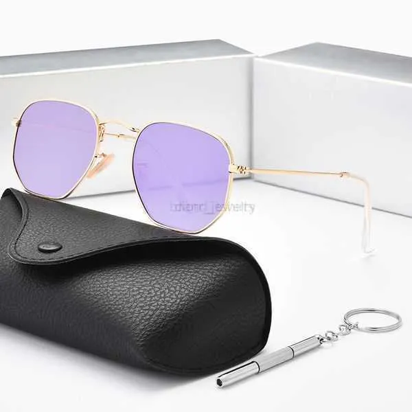 2023 Nowy zakaz roli Klasyczne spolaryzowane okulary przeciwsłoneczne Kobiet Designer Luksusowa marka metalowa metal Polaroid HD Glass soczewki retro szklanki słoneczne okulary UV400 3548 137LXD