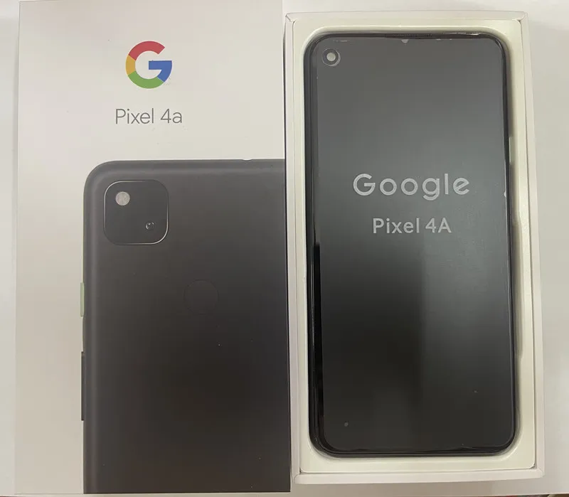 Téléphones mobiles débloqués d'origine Google Pixel 4a remis à neuf Octa Core 6 Go / 128 Go 5,8 pouces double caméra arrière version 4G 5G Android 10