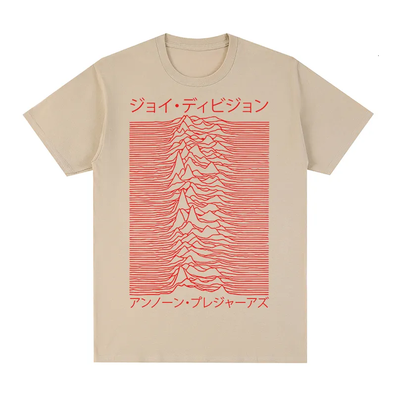 Men's T-shirts JOY DIVISION T-shirt Unknown Pleasures LOVE WILL TEAR US APART Cotton Men T Shirt TEE TSHIRT Womens Tops Unisex 230606