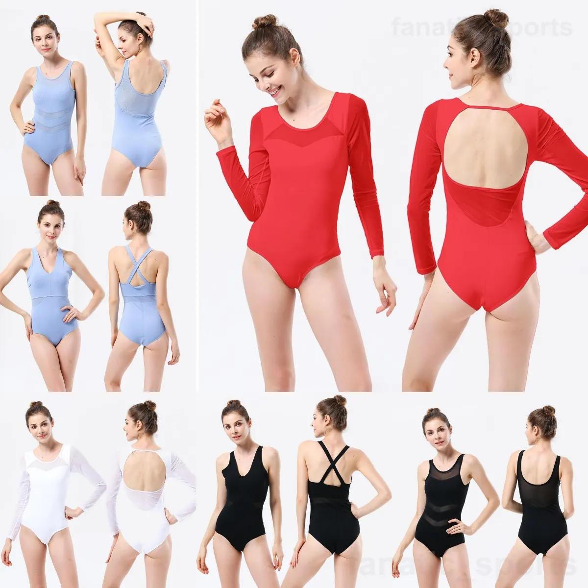 Lu Align Lu Woman Exercise Integrated Yoga Sport Jumpsuit High Elasticity Exercise Ballet Beautiful Back Stretch Midair Gymnastics suit Tight Breathable Lady