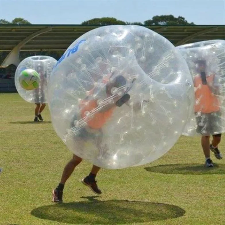 Zorb Ball Soccer Bubble Equipment Inflatable Bouncers PVC Body Zorbing