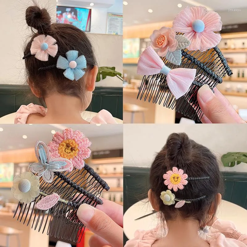 Accessoires pour cheveux Enfants Mignon Cassé Artefact Peigne Filles Doux Belle Clips Frange Épingles À Cheveux Peignes Enfant