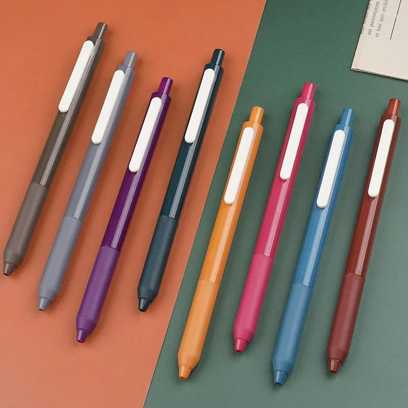 Kolorowy atrament 0,5 mm drobny punkt prosty manualny pis do pisania studenckich artykułów piśmiennych Supplies Journal