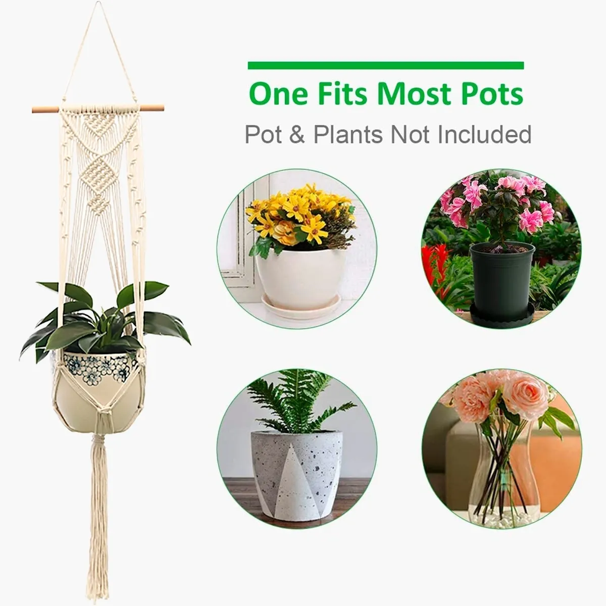 Lot De 6 Pots De Fleurs En Fer à Suspendre Pour Balcon, Jardin, Clôture