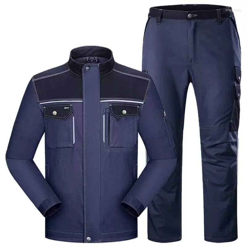 Chaquetas Para Hombre, Traje De Trabajo Para Reparación De Automóviles,  Chaqueta De Trabajo Reflectante De Seguridad Y Pantalones Cargo Con  Múltiples Bolsillos, Ropa De Trabajo Mecánica Para Taller De 46,39 €