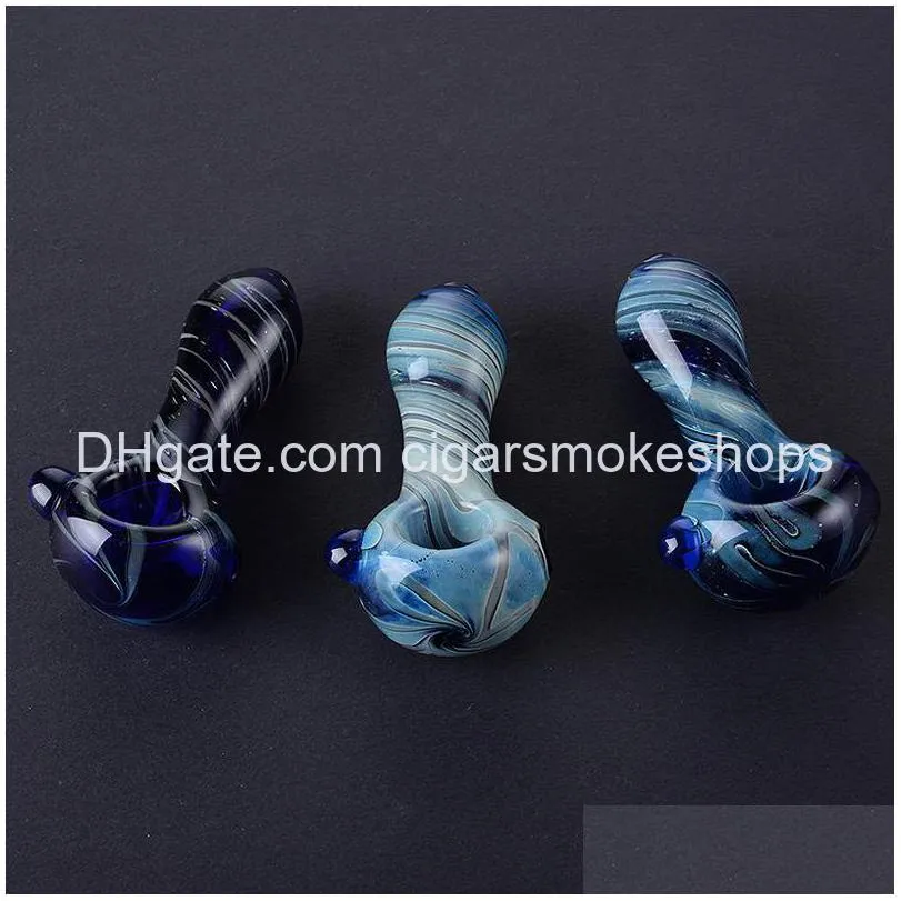 Cachimbos Wholesable Mini Pequeno Estilo Colher 30G Vidro Erva Seca Handpipe Pyrex Queimador de Óleo Acessórios para Cachimbo Dhs Ship Drop Delivery Dhppk