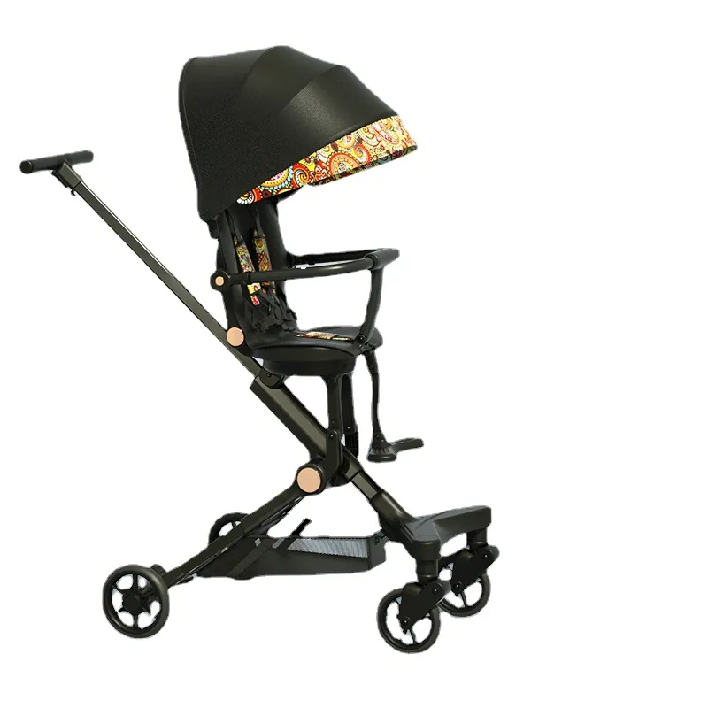 ZL Walk the Children Fantsic Product Baby barnvagn som sitter liggande vikbar tvåvägs högt landskap