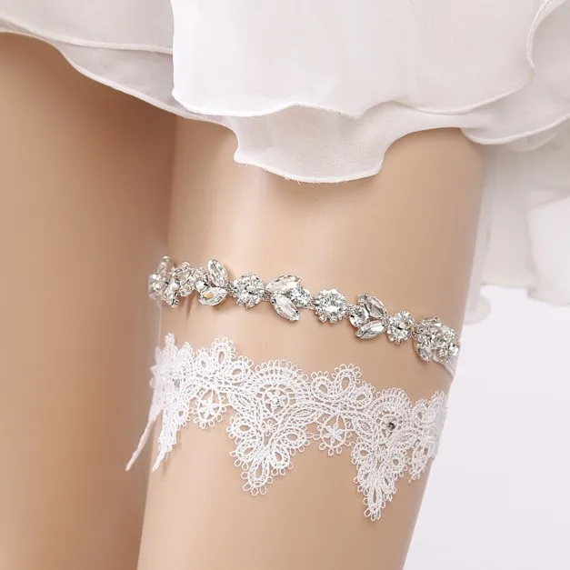 White Lace Garter White Garter Belt Set Lace Garter Belt David's Bridal