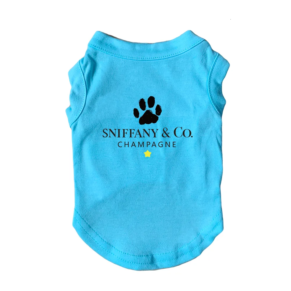 Vêtements pour chiens Sniffany Co Gilet Vêtements Coton Été Chiot York Frenchie Bouledogue Français Chihuahua Petites Races Moyennes Singlet 230608