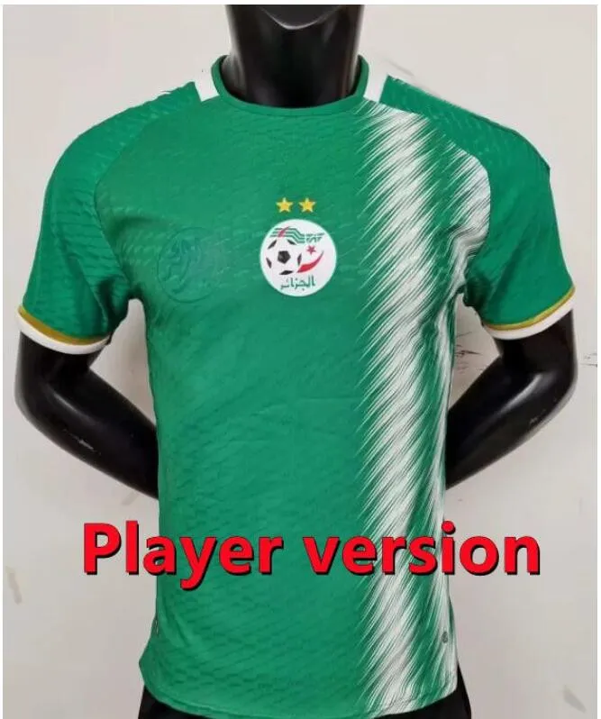 Mejor Precio En A Granel 23 24 Algérie Fans Player Version Maillots De  Football MAHREZ Fans Maillot Algerie 2023 2024 ATAL FEGHOULI SLIMANI  BRAHIMI Domicile Loin BENNACER Kit De Football Pour Enfants