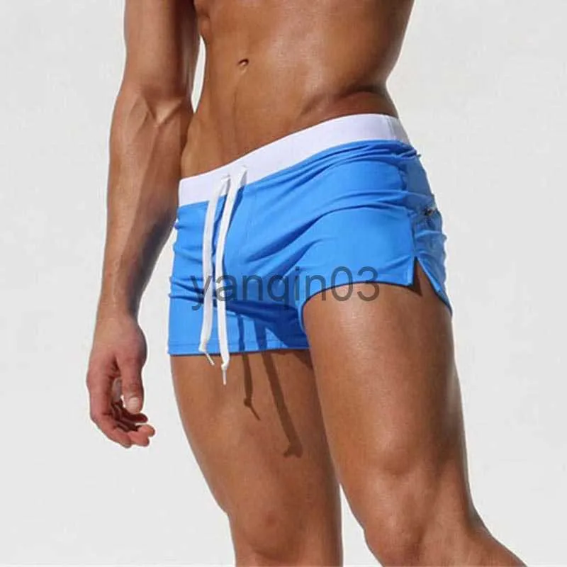 Shorts pour hommes Nouveaux maillots de bain Hommes Sexy Maillot de bain Sunga Hot Maillot de bain Hommes Slip de bain Shorts de plage Mayo De Praia Homens Maillot De Bain J230608