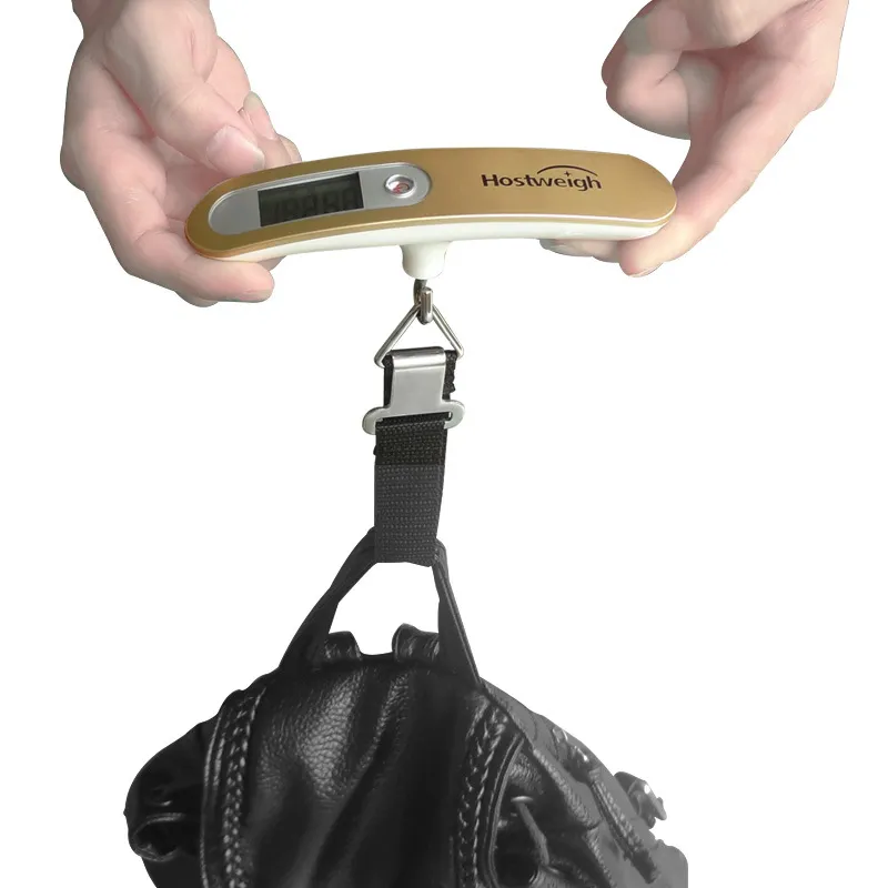 Balance Numérique Portable à Sangle/crochet - 50 Kg Max, Précision 10g, écran LCD