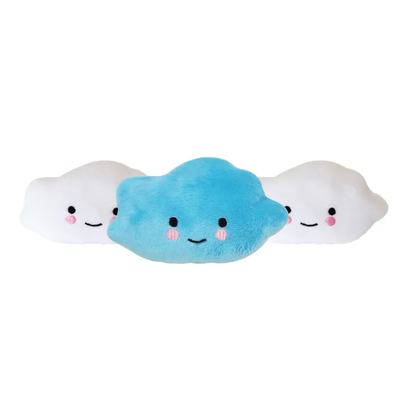 Funny Pet Chew Toy Pet Plush Toy Cartoon Star Cloud Shaped Pet Squeaky Toy Pet Sound Toy For Dogs Pet Supplies