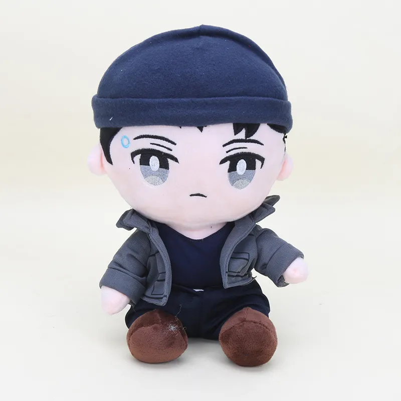 Pluszowe lalki DBH Connor Doll Detroit stają się wypchane zabawki na ludzkie miękkie zabawki lalki 230607