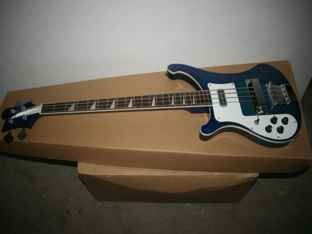 Custom 4 strings left handed 4003 Bass Blue rosewood fingerboard Electric Bass Guitar