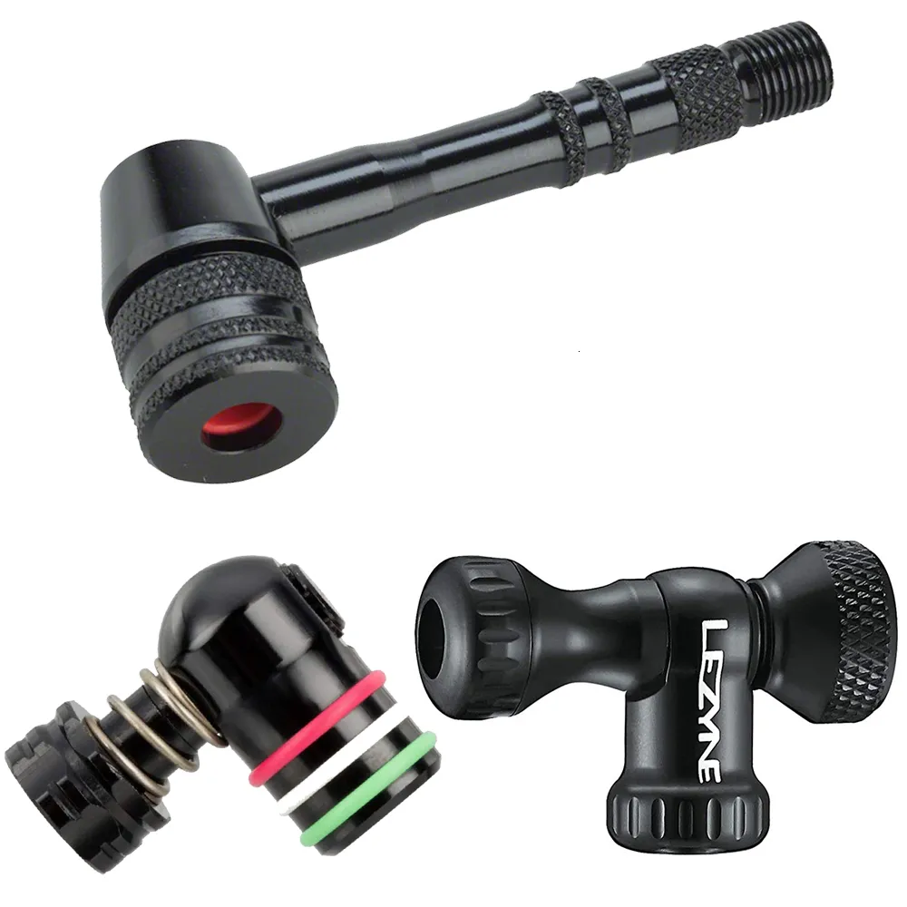 Fiets Groepsets LEZYNE SILCA EOLO Disc Adapter Presta Schrader Compatibel Fietsband Pomp Adapter Hoofd voor Co2 inflator Banden 230607