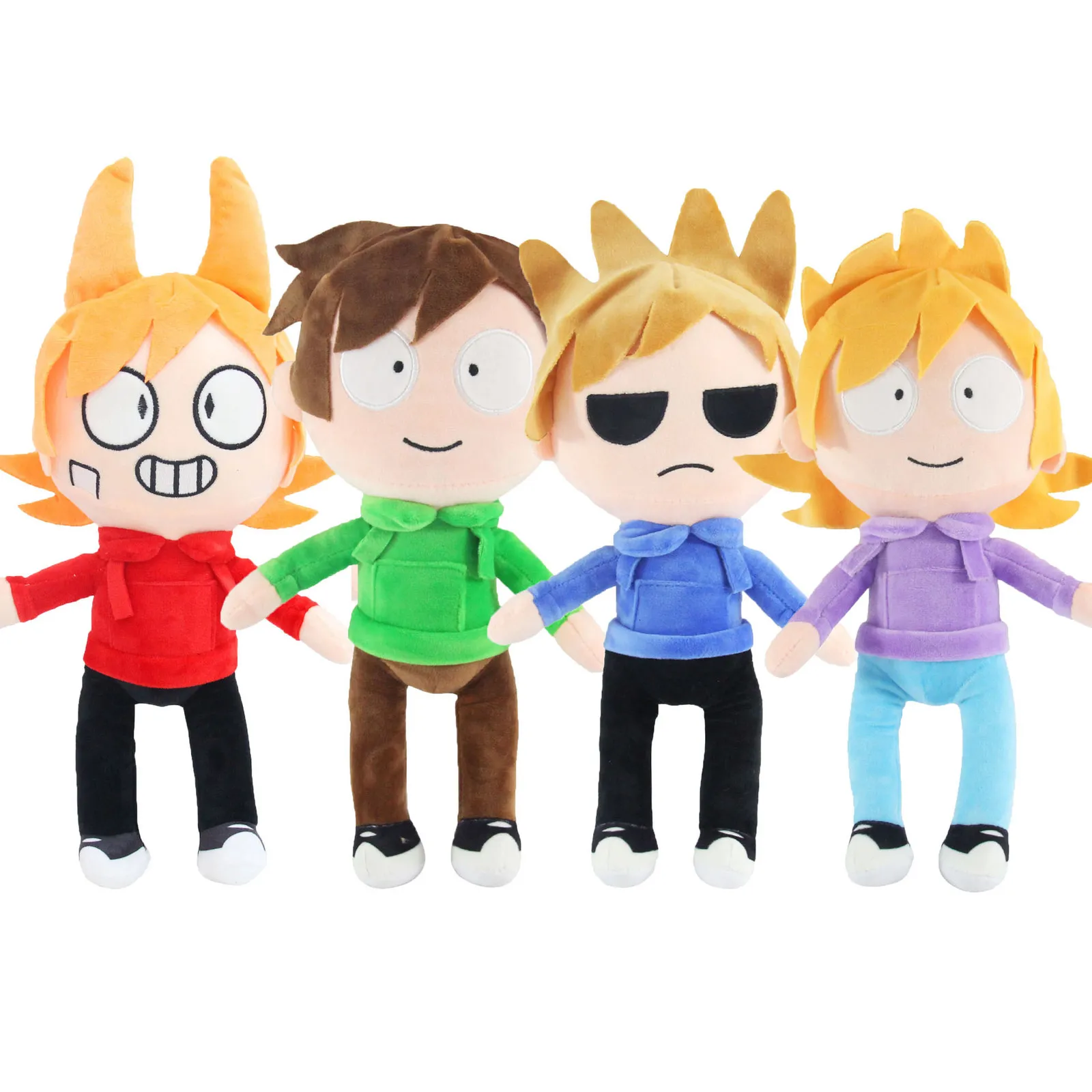 Eddsworld boneca de pelúcia infantil, brinquedos criativos de pelúcia,  travesseiros macios, periféricos, Tord Matt, Tom, 32