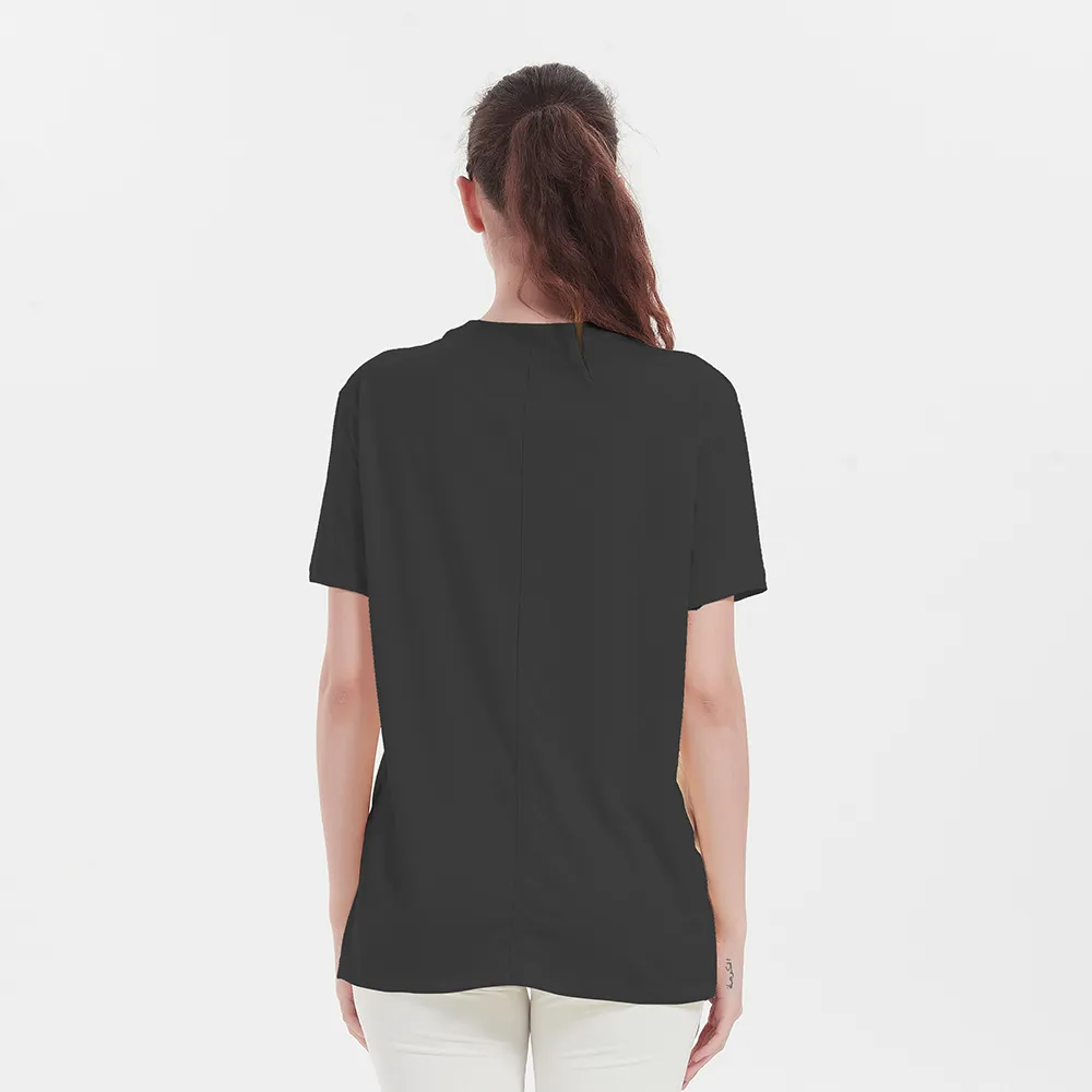 LU LU LEMONS tissus amples sensation nue hauts d'entraînement de gymnastique T-shirt de Yoga femmes respirant plaine ess Sport chemises à manches courtes