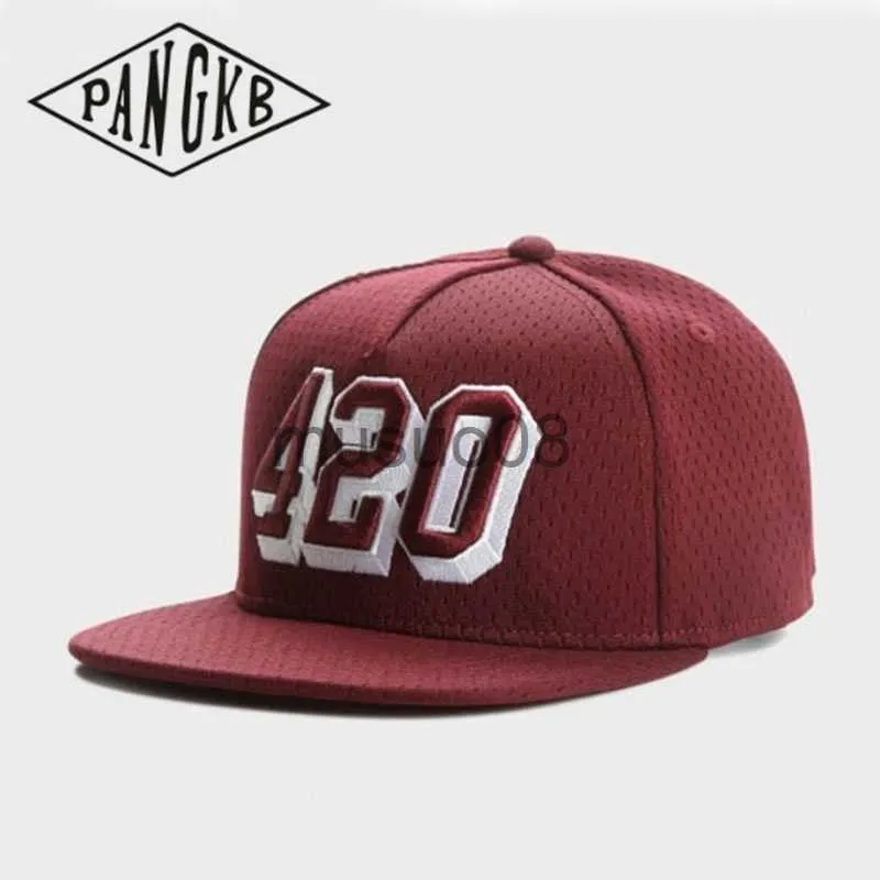 Ball Caps Pangkb Brand 420 Fo Twenny Cap Регулируемая шляпа Snapback Men Women Adult Hip Hop Headwear Outdoor Casual Sun Baseball Cap Bone J230608