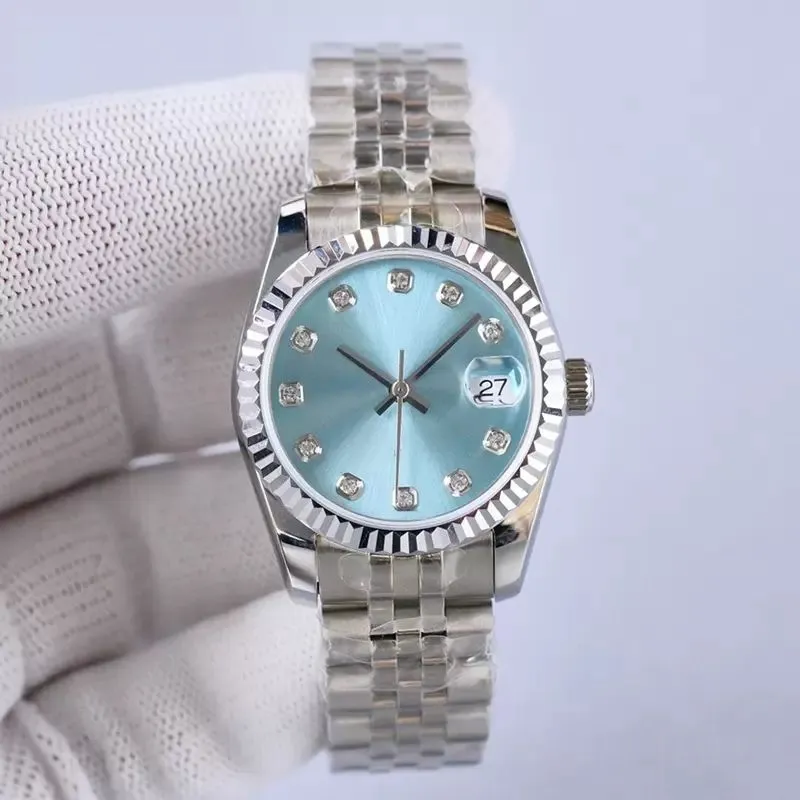 126300 montre femme automatique montres de créateurs datejust 28mm 31mm bracelet en acier inoxydable reloj business casual 2813 mouvement montre diamant SB030 C23