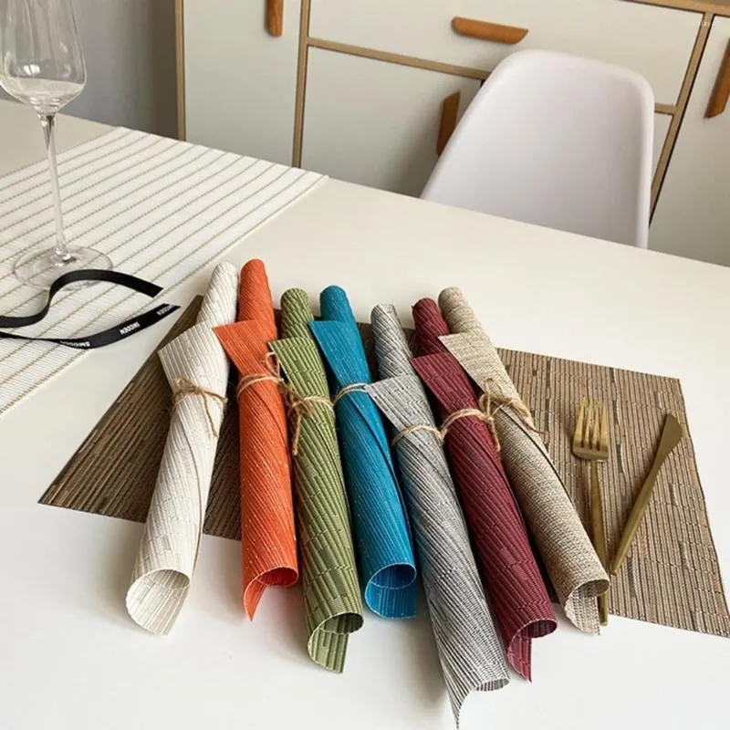 Placemats 1 Set Isolatie Pads Brandwondenbeveiliging Polyester Placemats Thuis El Restaurant Eetkamer Doek Kit Huishoudelijke Benodigdheden