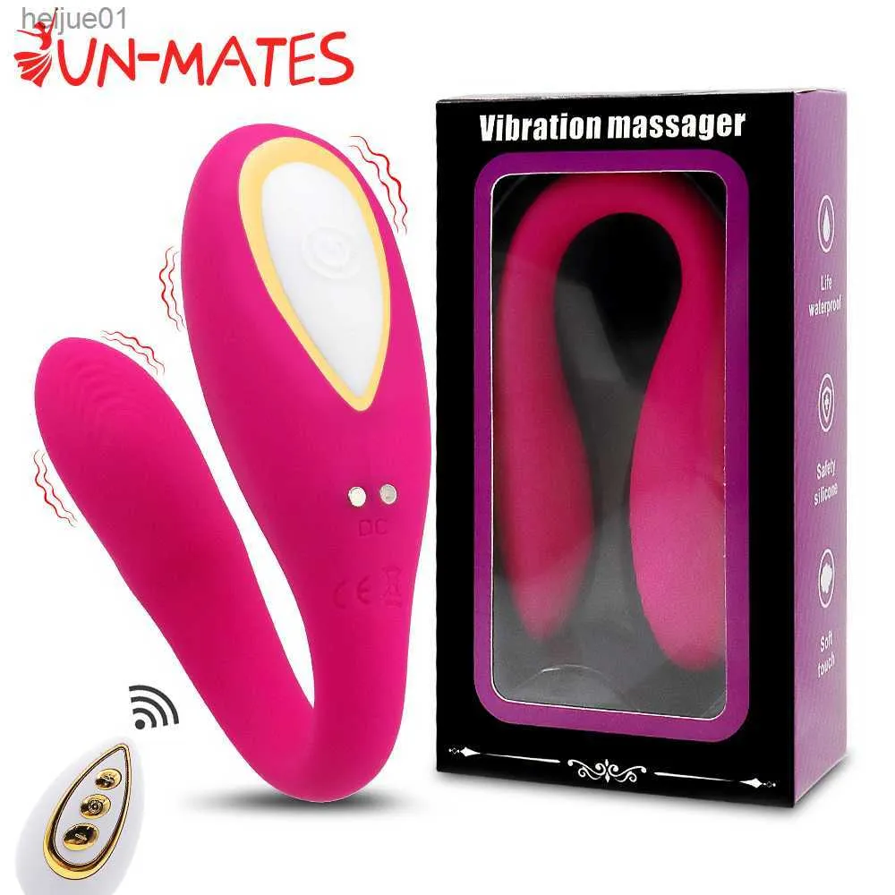 Krachtige Motor U-vormige Dildo Vibrator Vrij Buigen Draadloze Afstandsbediening Clitoris Anale Massage Stimulator Volwassen Koppels Sex Producten L230518