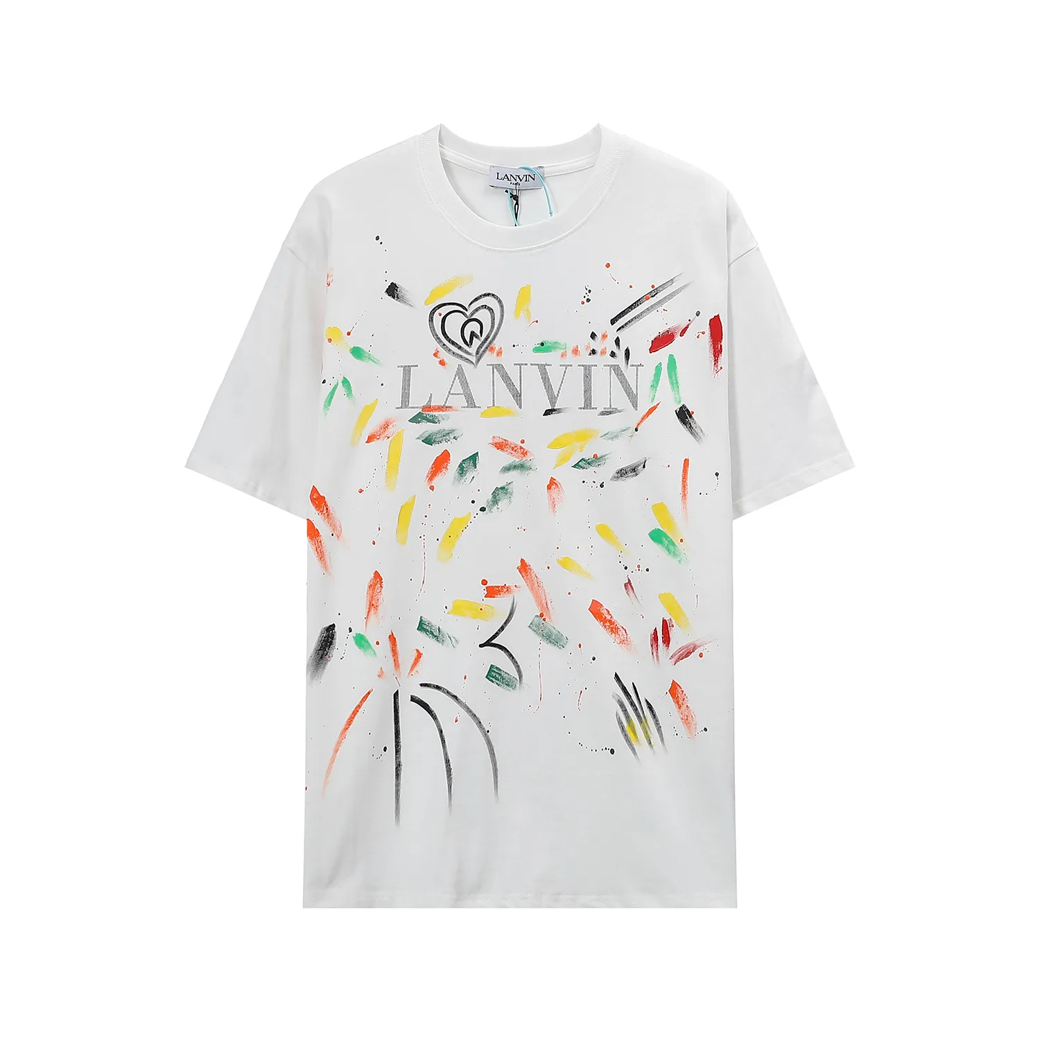 T-shirt da donna da donna di Lan Vins Designer da donna Maglietta