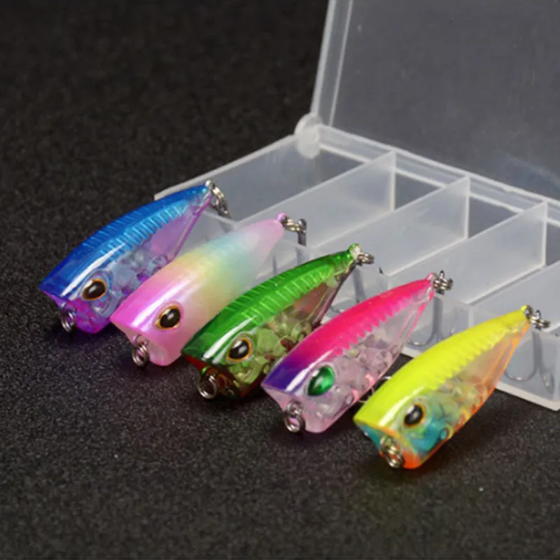 Mini Popper 3d Printed Fishing Lures Kit Set With Box 4cm/3.5g Includes  CrankBaits, Wobblers, And Top Water Carp Fishing Tackle Artificial Tackle  From Wai05, $8.65