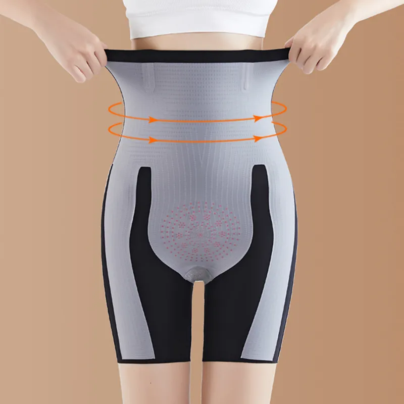 Elashape - Pantalones de cintura alta con control de abdomen, moldeador de  restauración de fibra, pantalones Elashape con control de abdomen (gris, L)