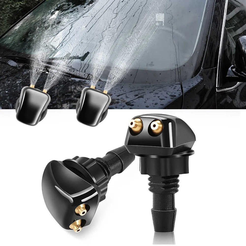 Buse d'essuie-glace universelle pour pare-brise avant, lave-glace  automobile portable, accessoires de remplacement de voiture, 2 pièces