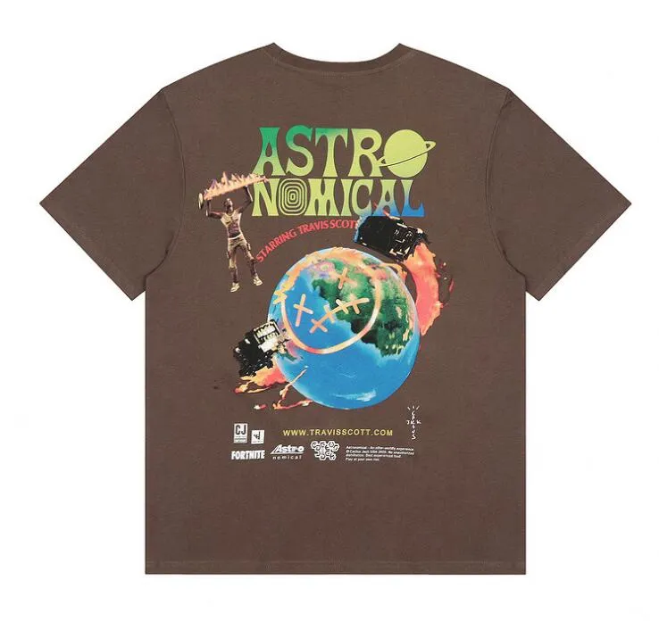 camiseta de diseñador para hombre Camiseta con estampado de tierra colorida Camisetas para hombre Camiseta de diseñador de manga corta