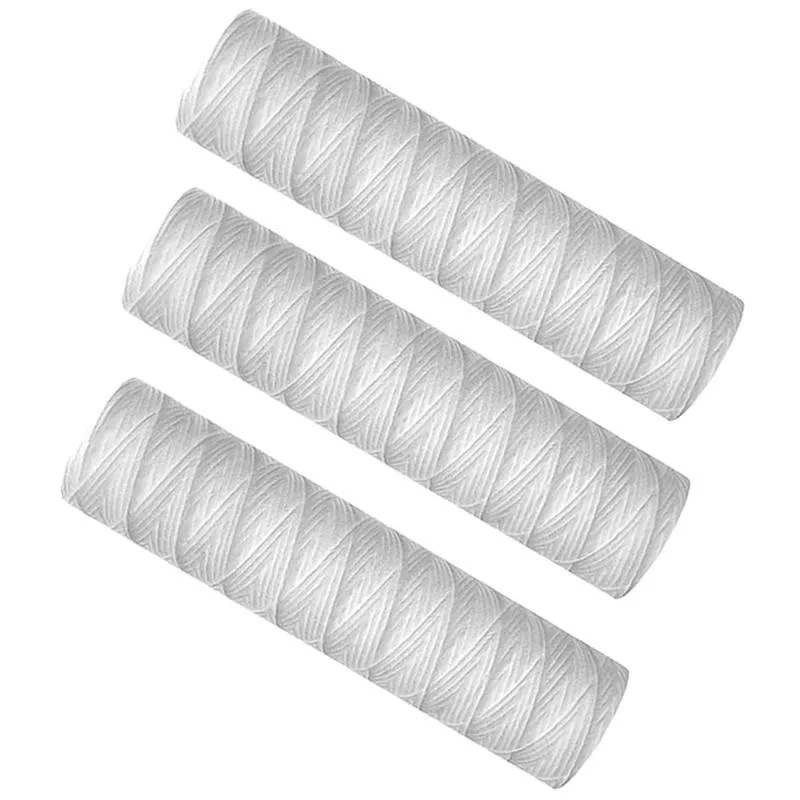 Urządzenia TOP OPADY 3PCS Oczyszczacz wody 10 -calowy String Ran Filtr Wkład 5 Micrometre PP Bawełniany filtr Sedmint Filtr