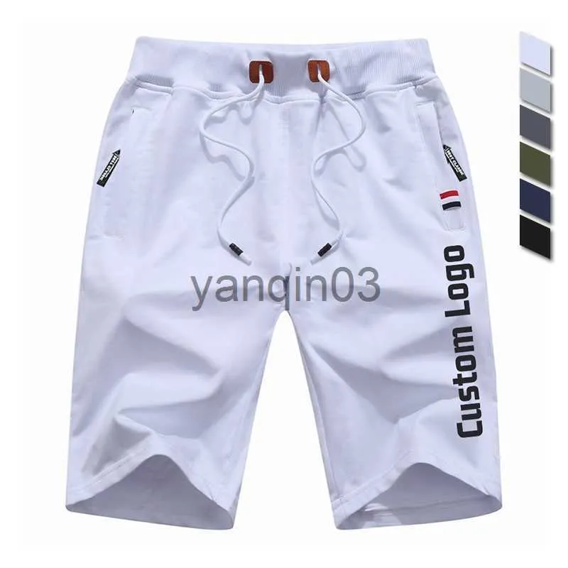 Men's Shorts Custom Summer Men's Casual Breeches Shorts Cotton Black Men Boardshorts Homme Classic Clothing Beach Shorts Male Pants J230608