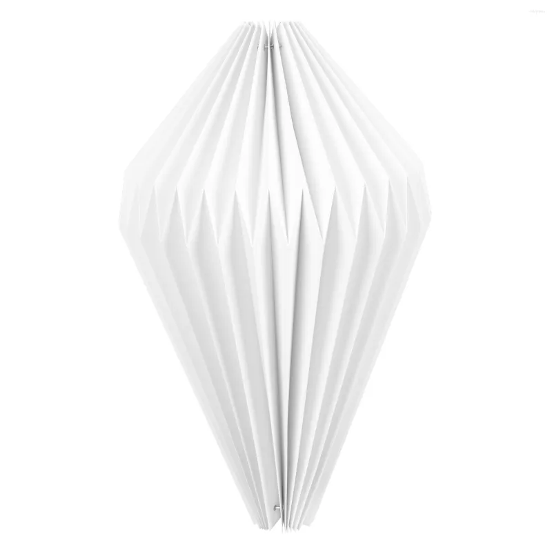 Plafondverlichting Lampenkap Papier Vouwen Huis Eenvoudig El Licht Cover Chique Accessoire Bar Scandinavische stijl