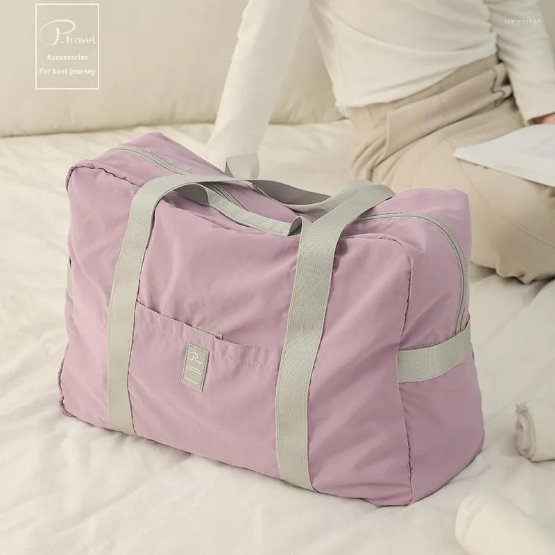 Duffel Bags Travel Storage Folding Bag Clothing Large Capacity Portable Foldable Waiting For Delivery