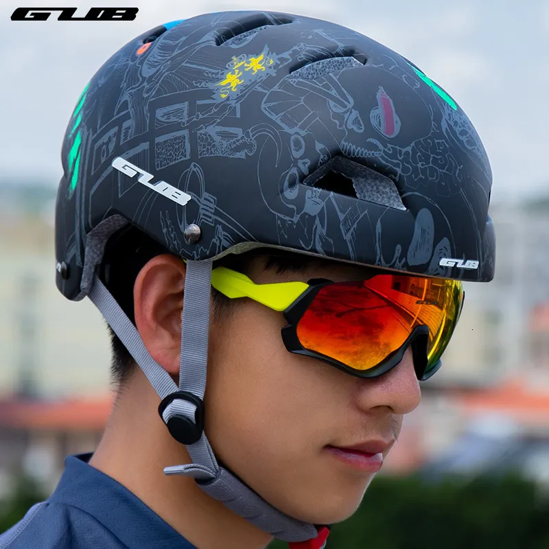 Cykelhjälmar Gub Mountain Road Bike Helmet Scooter Street Rock Climbing kan installeras Action Camera Bicycle 230607