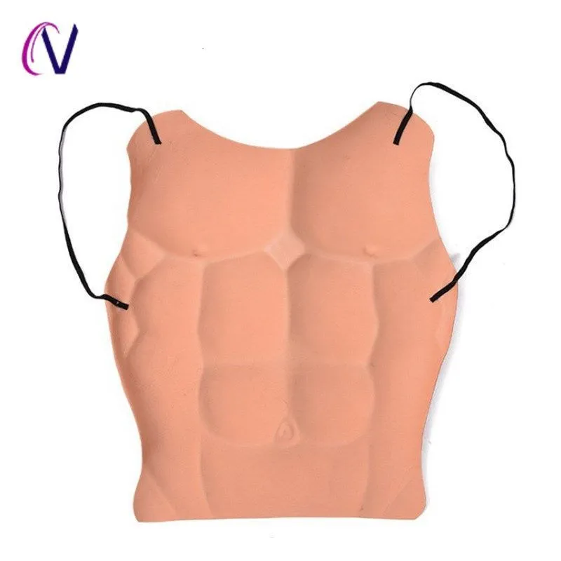 Waist Tummy Shaper Silicone Fake Man Chest Muscle Shirts Cosplay Artificial  Simulation Abdominal Muscle Tops Crossdress Body Shaper Halloween 230607  From 25,12 €