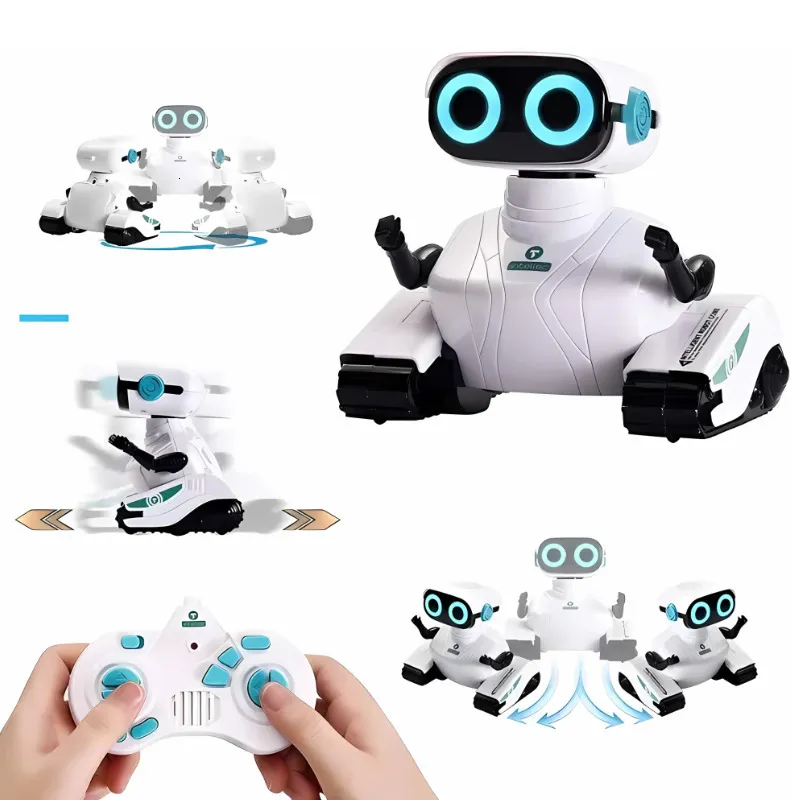 RC Robot Smart Robots Eilik Emo Dance Voice Command Touch Control Singing  Dancing Talkking Interactive Toy Gift For Kids 230607 From 18,49 €