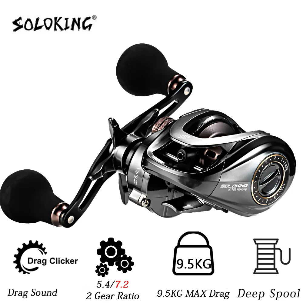 Baitcasting Reels HIAW200 Reel Remsysteem 95Kg Max Drag 11 1 BB 5472 Gear Ratio Highspeed Fishing Baitcaster 230608