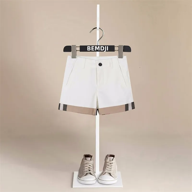 Shorts Lassic Fashion Coreano Shorts de Algodão para Meninos de Verão para Bebês Meninos Fino Branco Preto Criança Shorts Calças Roupas Casuais 230608