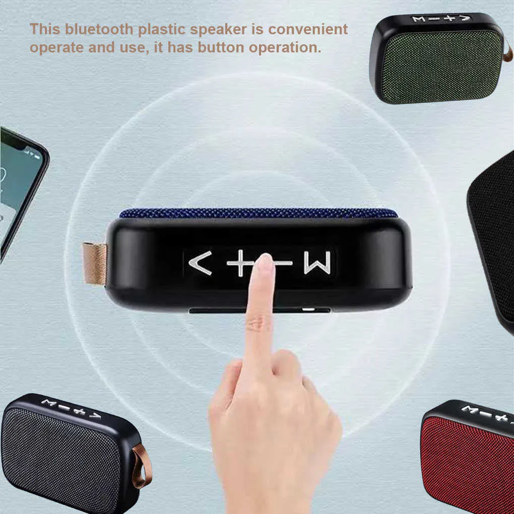 Portable Speakers Wireless Bluetooth Speaker Subwoofer Support Card Small Radio Player 400mAh Outdoor Portable Sports Audio