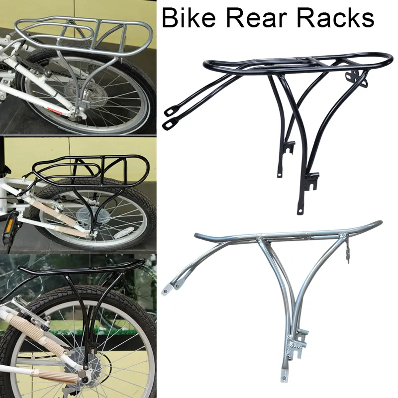20 Inch Bike Rear Rack - Durable Aluminum Alloy Bicycle Cargo Carrier ...