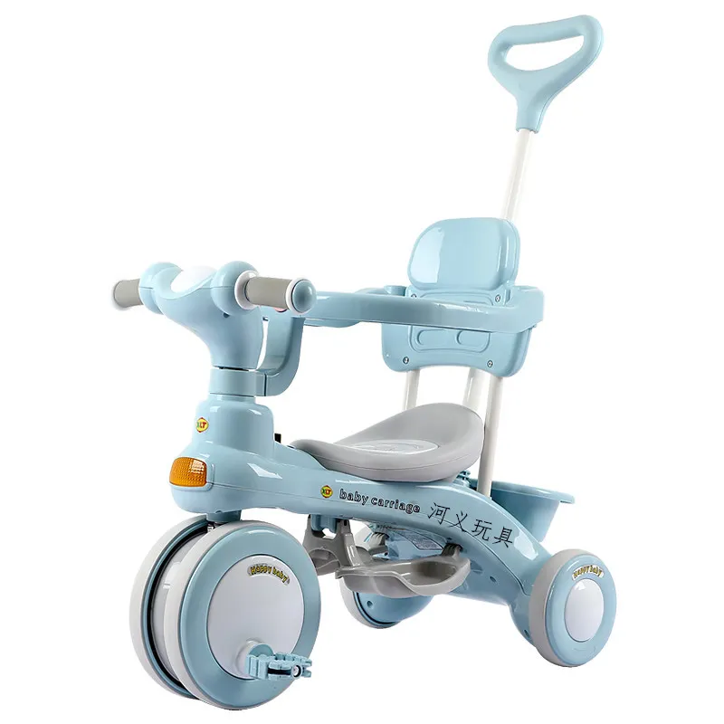 Bicicleta triciclo infantil 1-3-6 anos de idade grande carrinho de bebê 3 rodas trolley walk baby god patinete de viagem ao ar livre