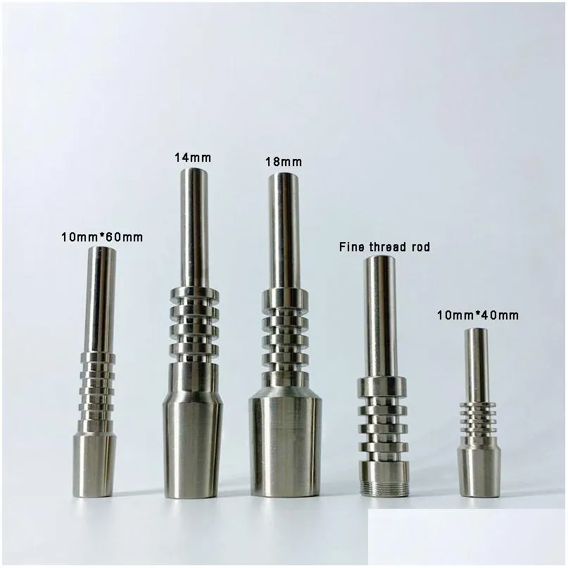 Accessoires Titanium Nail 10Mm 14Mm 18Mm Ongles Mâle Femelle Tuyaux Filetés Pratiques Vt1977 Drop Delivery Maison Jardin Ménage Sundr Dhcrh