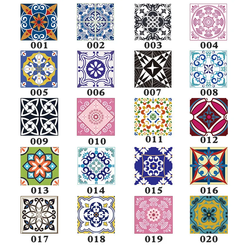 15 pçs/conjunto 8/10/12/15 cm Azulejos Diagonal Adesivos de Parede Mesa Roupeiro Decoração Arte Mural Banheiro Cintura Linha Decalques De Parede De PVC