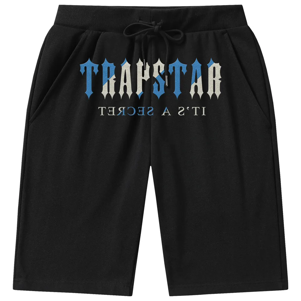 Trapstar Mens Shorts marka garnitury londyńskie koszulki męskie szorty haftowe i szorty Wysokiej jakości swobodne koszule uliczne Brytyjskie szorty Trapstar Rozmiar M-3xl