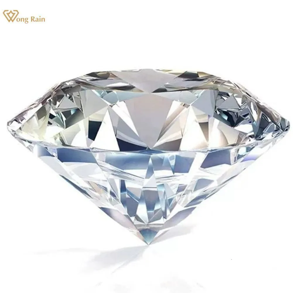 Wong Rain 6mm Loose Diamond D Color VVS1 3EX Round Cut GRA Lab 